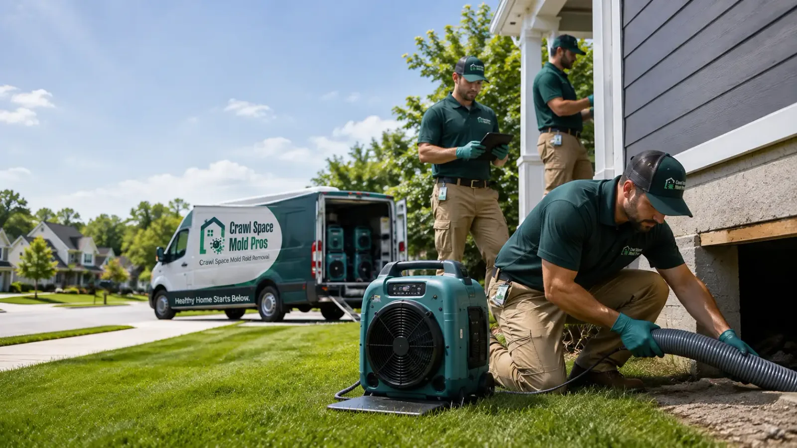 Crawl Space Mold Removal in Medora, IL